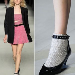 *SOLD* Saint Laurent Patent Kitten Pump